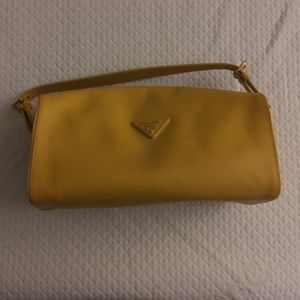 Prada Milano Rectangular Saffiano Lux Sling Bag